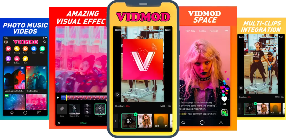 all vidmod app screenshot